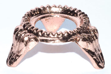 Copper Zinc Plated metal gazing ball stand Copper Zinc Plated metal gazing ball stand