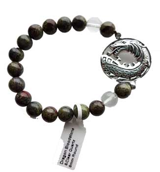 8mm Dragon Bloodstone / Dragon 8mm Dragon Bloodstone / Dragon