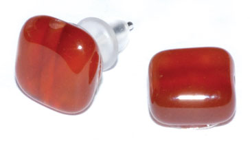 Carnelian stud earrings Carnelian stud earrings