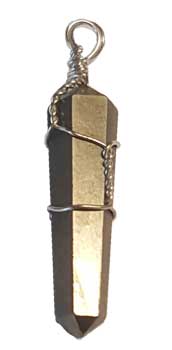 Wire Wrapped Pyrite point Wire Wrapped Pyrite point