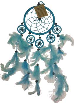 5" Light Blue dream catcher 5" Light Blue dream catcher