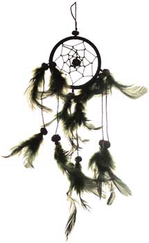 3" Black dream catcher 3" Black dream catcher