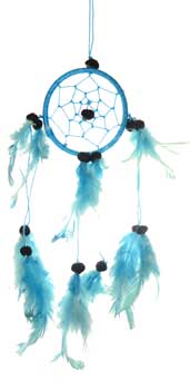 3" Turquoise dream catcher 3" Turquoise dream catcher