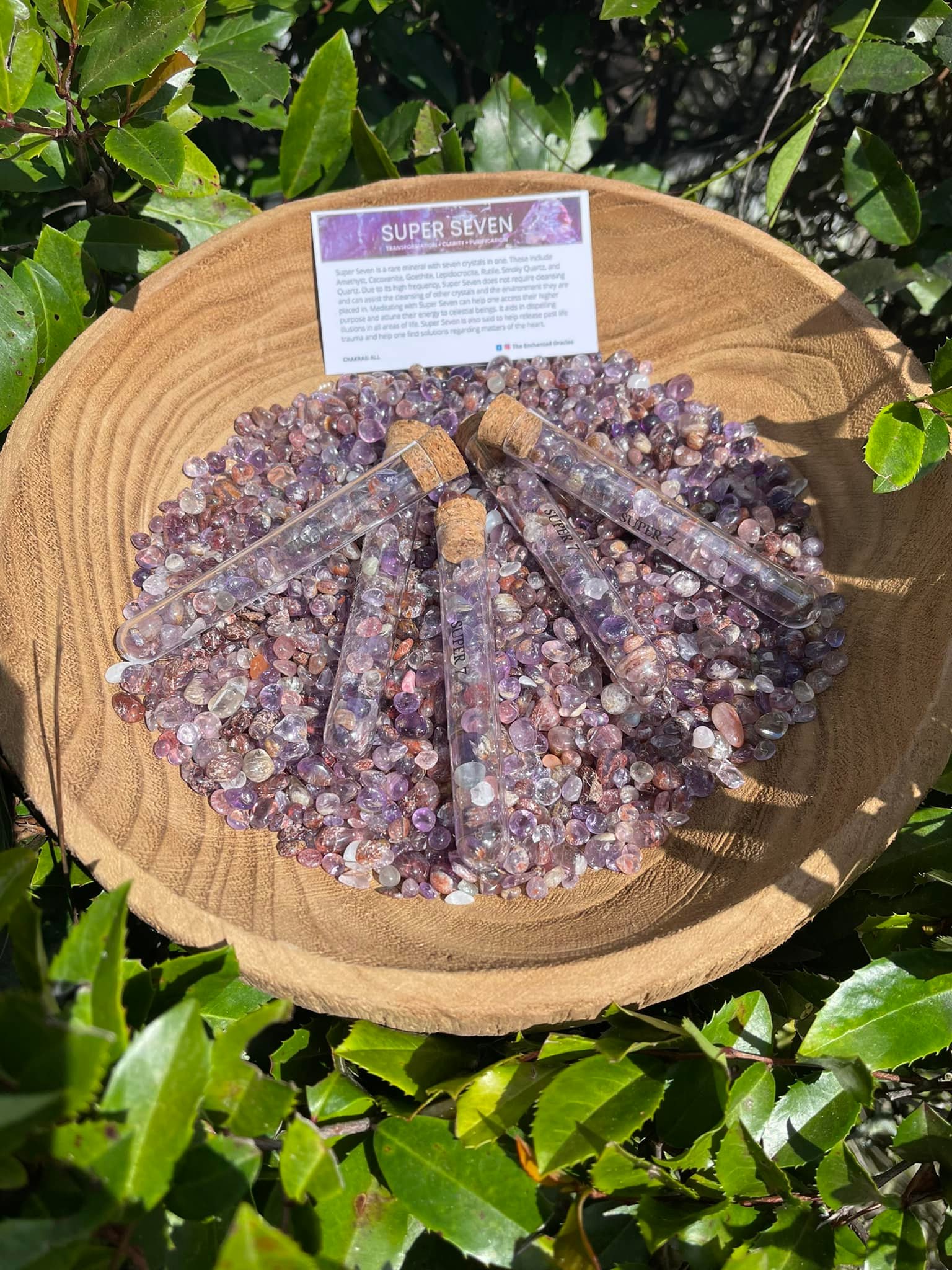 Super Seven Chip Vial Super Seven Chip Vial