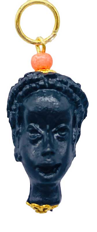 African Head Man amulet (plastic) African Head Man amulet (plastic)