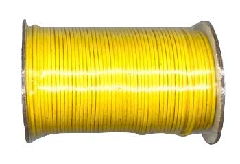 Yellow Waxed Cotton cord 1mm 100 yds Yellow Waxed Cotton cord 1mm 100 yds