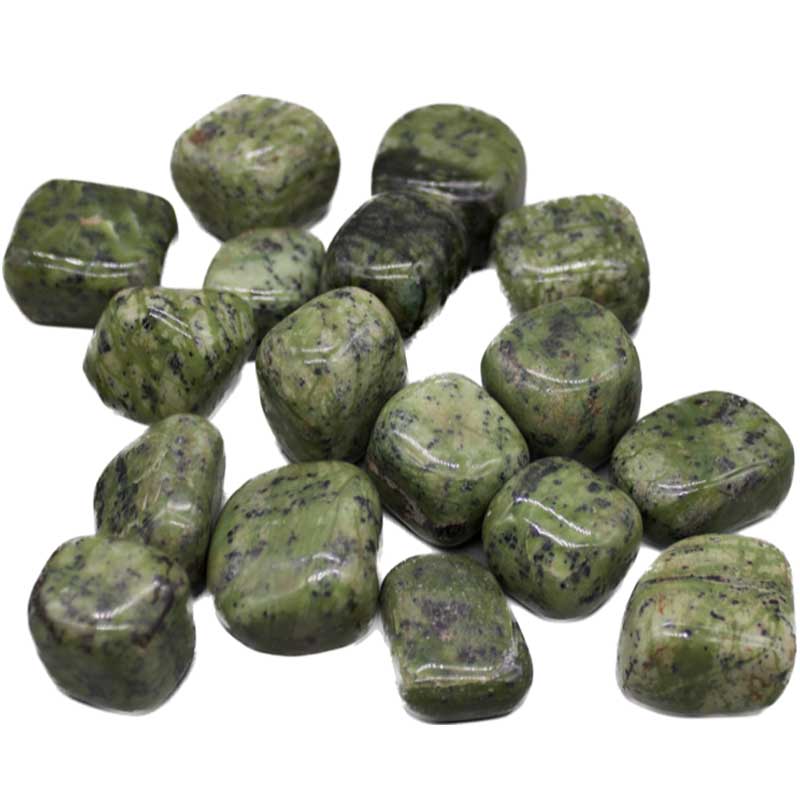 1 lb Jade, Jungle tumbled stones 1 lb Jade, Jungle tumbled stones